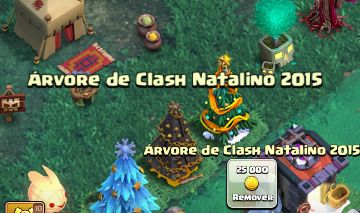 CONTA COLECIONADOR CLASH OF CLANS ARVORES 2015 PRA MAIS