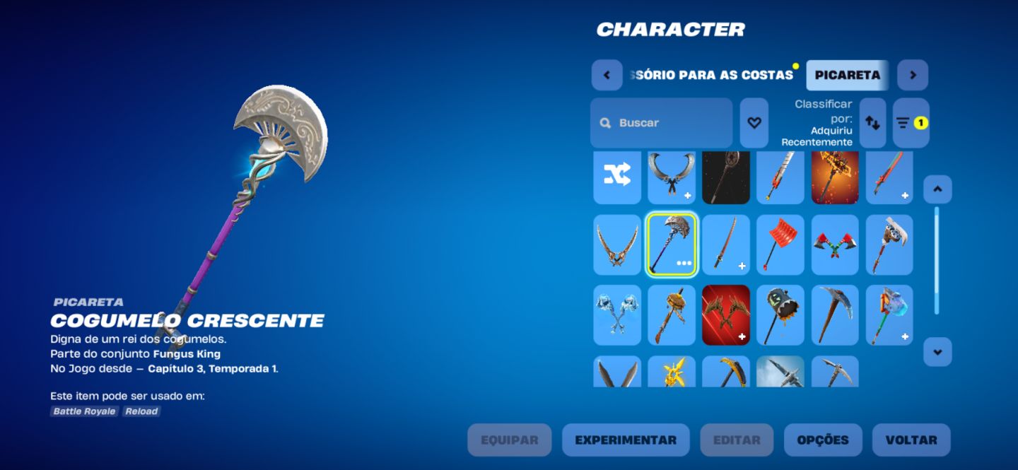 Conta fortinite