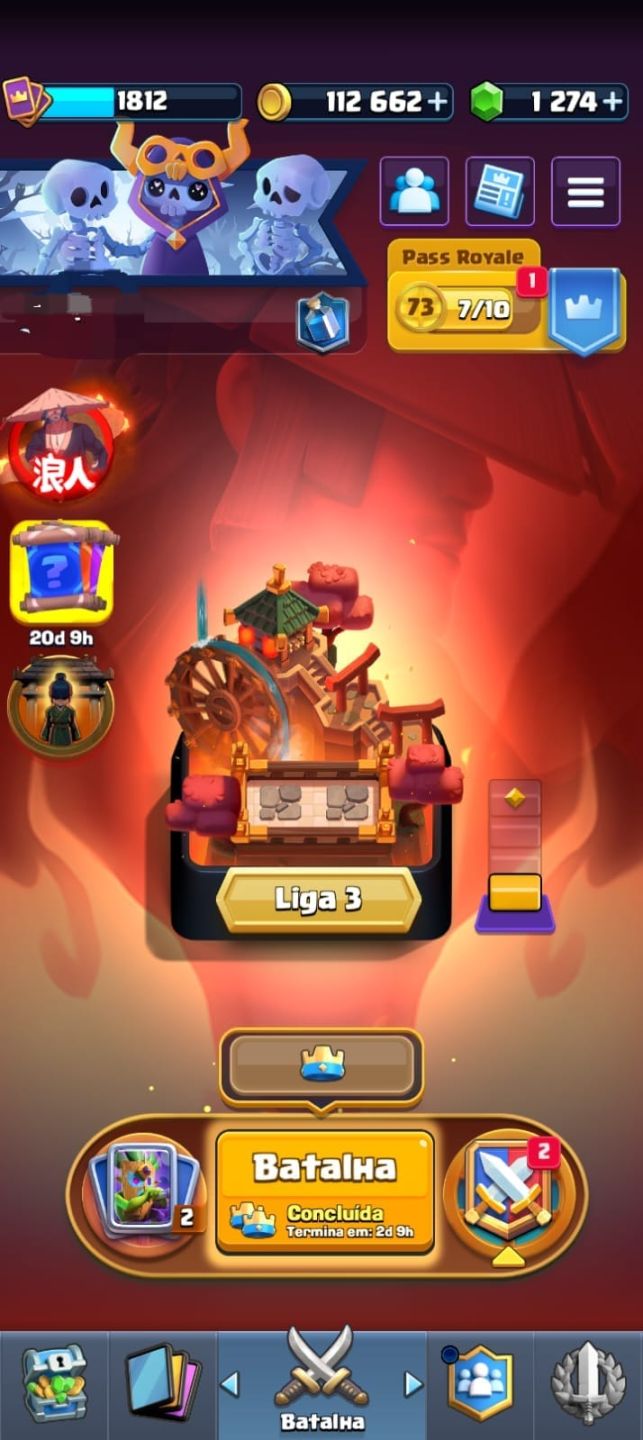 Tô agoniado ] CONTA CLASH ROYALE PREMIUM | 14x LVL 16 | 122/122 |