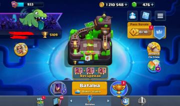 CONTA CLASH ROYALE 5100+ TROFÉUS | 1.2M OURO | FULL ACESSO