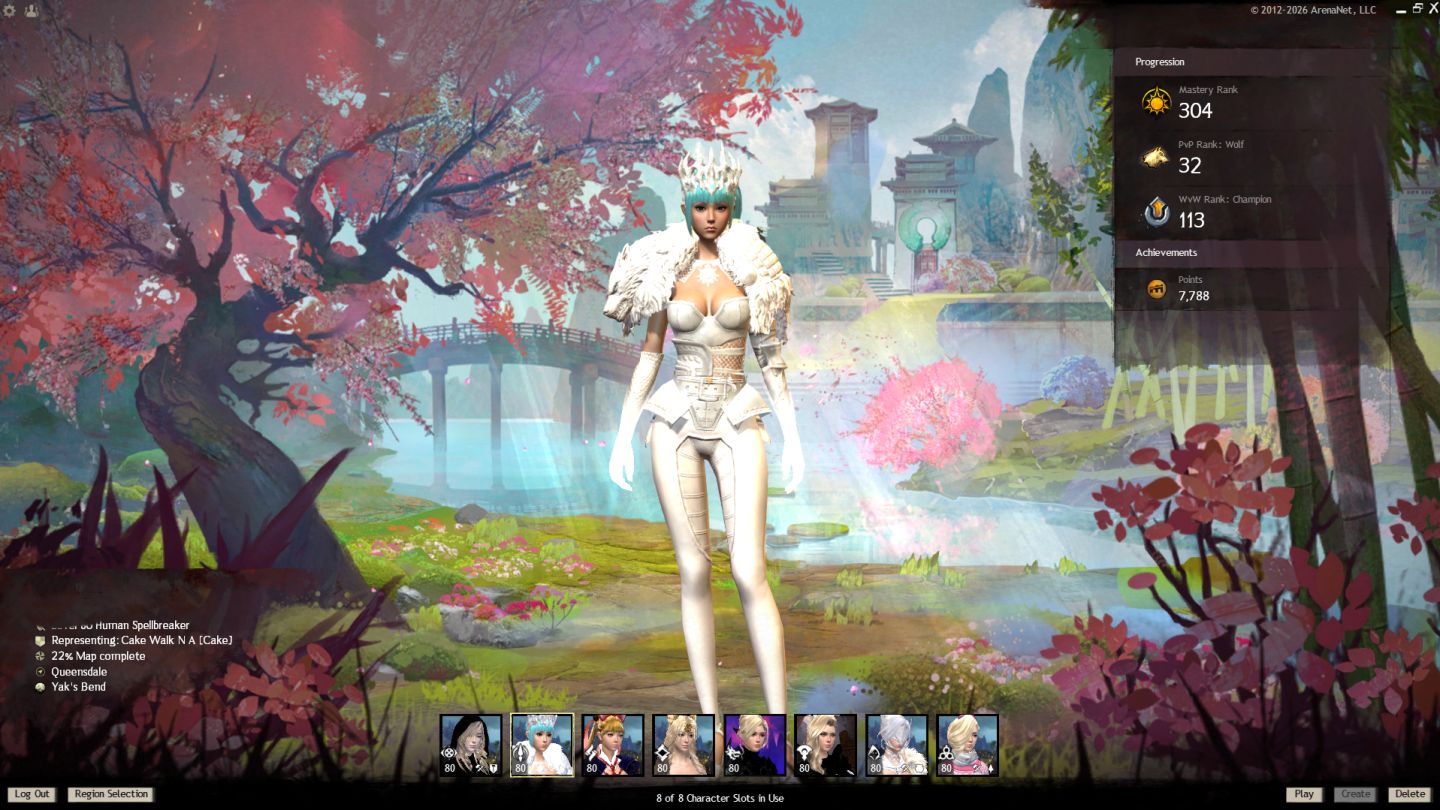 Conta de guild wars 2, 3 lendarias 10 anos de criação