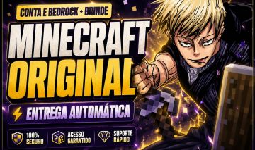 [PROMOÇÃO] MINECRAFT ORIGINAL JAVA & BEDROCK 30 DIAS + BRINDE | ENTREGA IMEDIATA