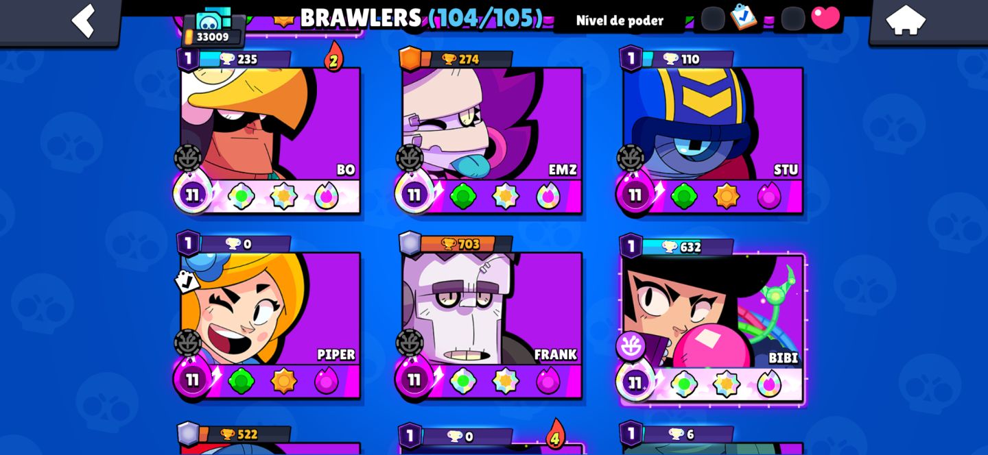 Conta Brawl stars gemada e antiga!!
