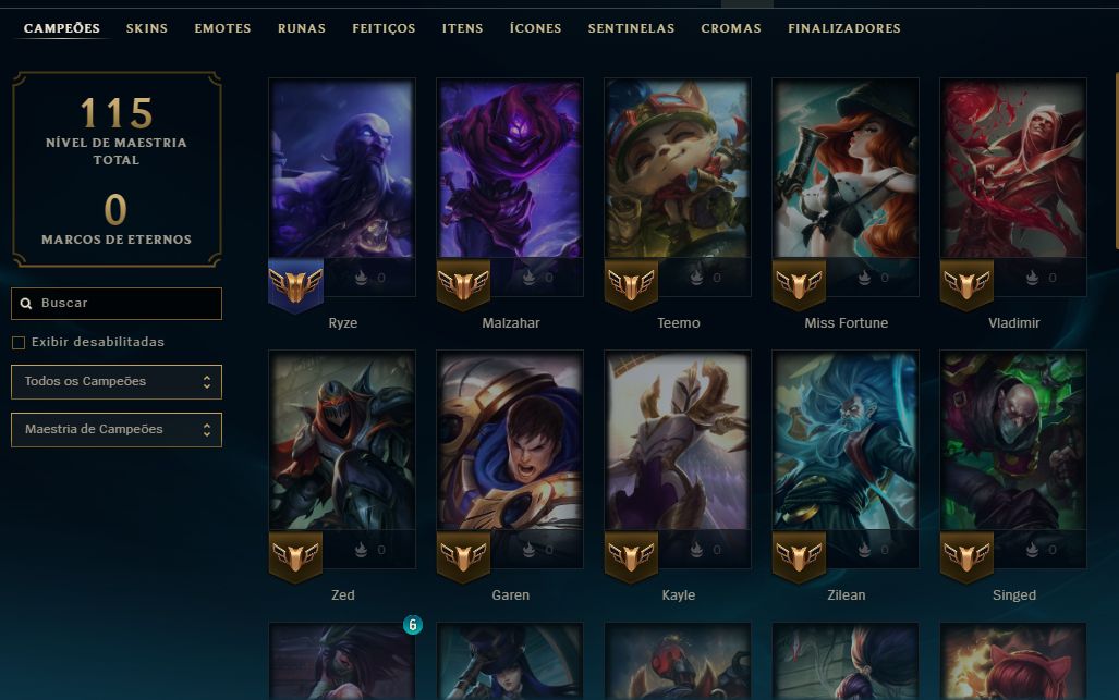 [Entrega Automática] Conta Lol Ouro, 61 Skins, com Skins Ultimate, Mítica