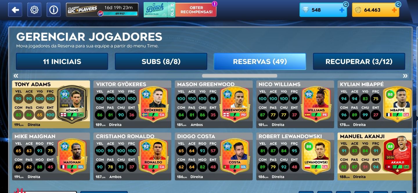 Conta dls 26 rara com lendas primes