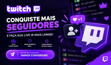 [Em Alta no Site] Seguidores e Visualizações na Twitch | Alta Qualidade