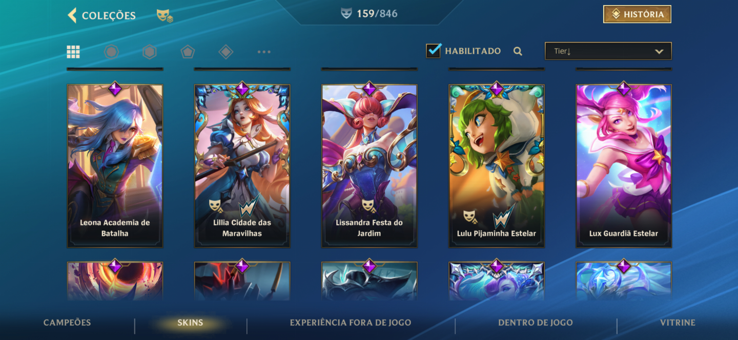 CONTA WILD RIFT CHALLANGER COM SKIN JINX NOVA