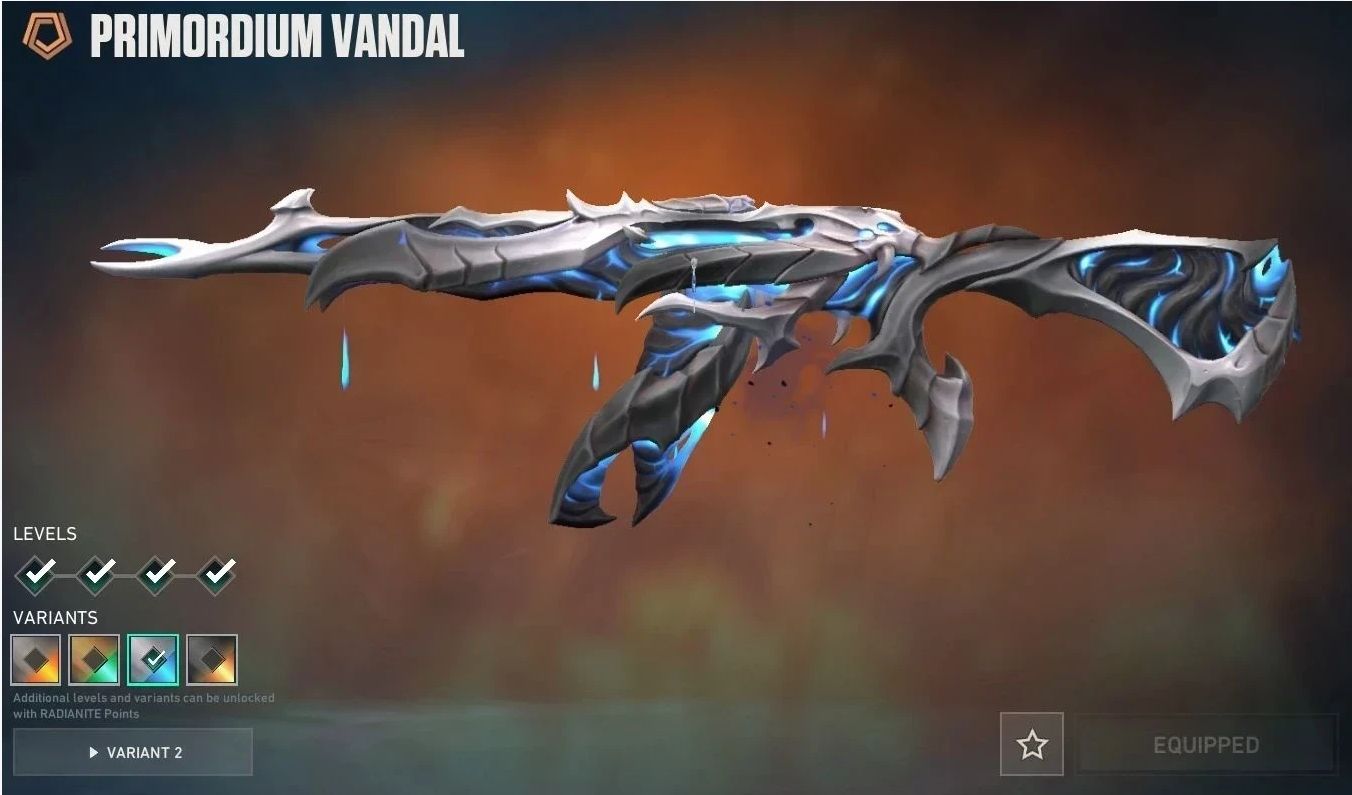 Conta valorant lvl 120, COM MUITAS SKINS (Vandal primordium) e muito mais