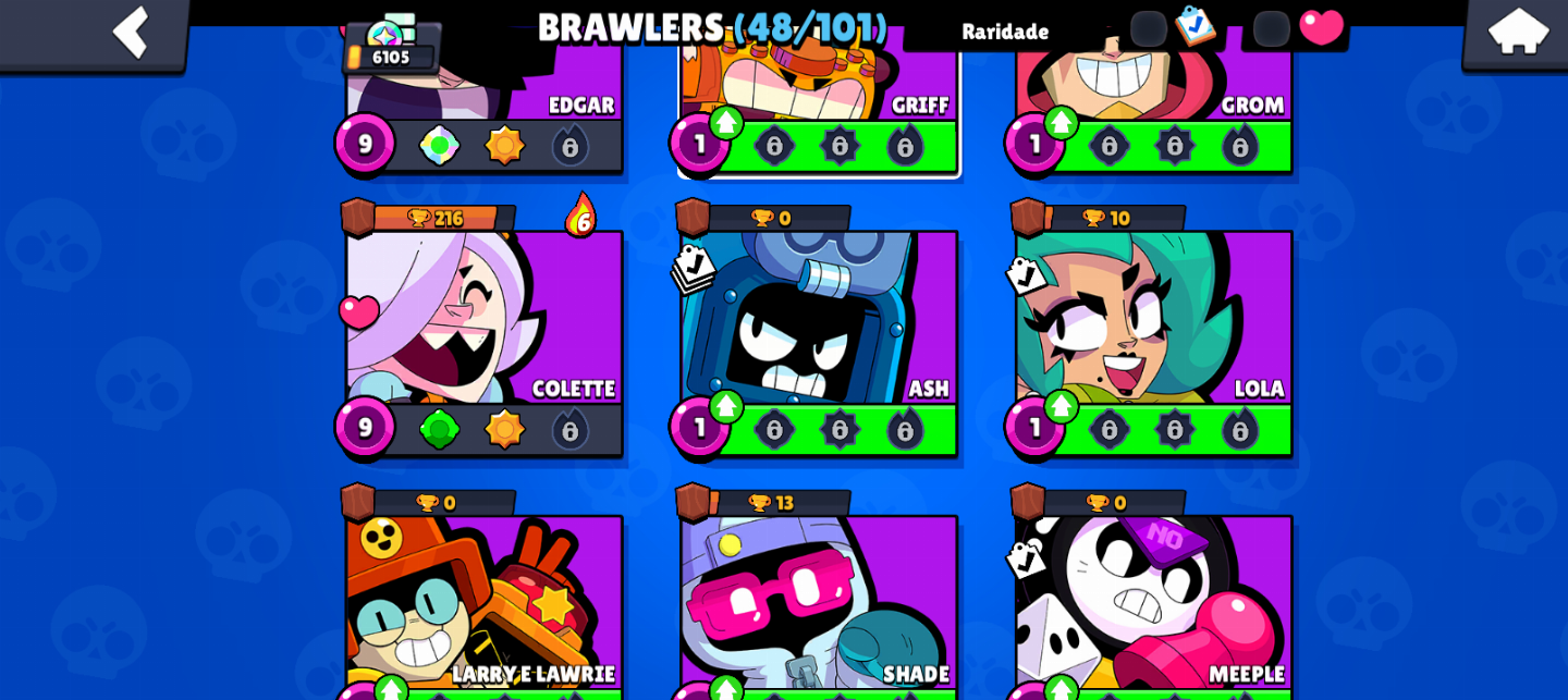 BRAWL STARS | MUITOS PERSONAGENS + SKINS + BRAWL PASSES