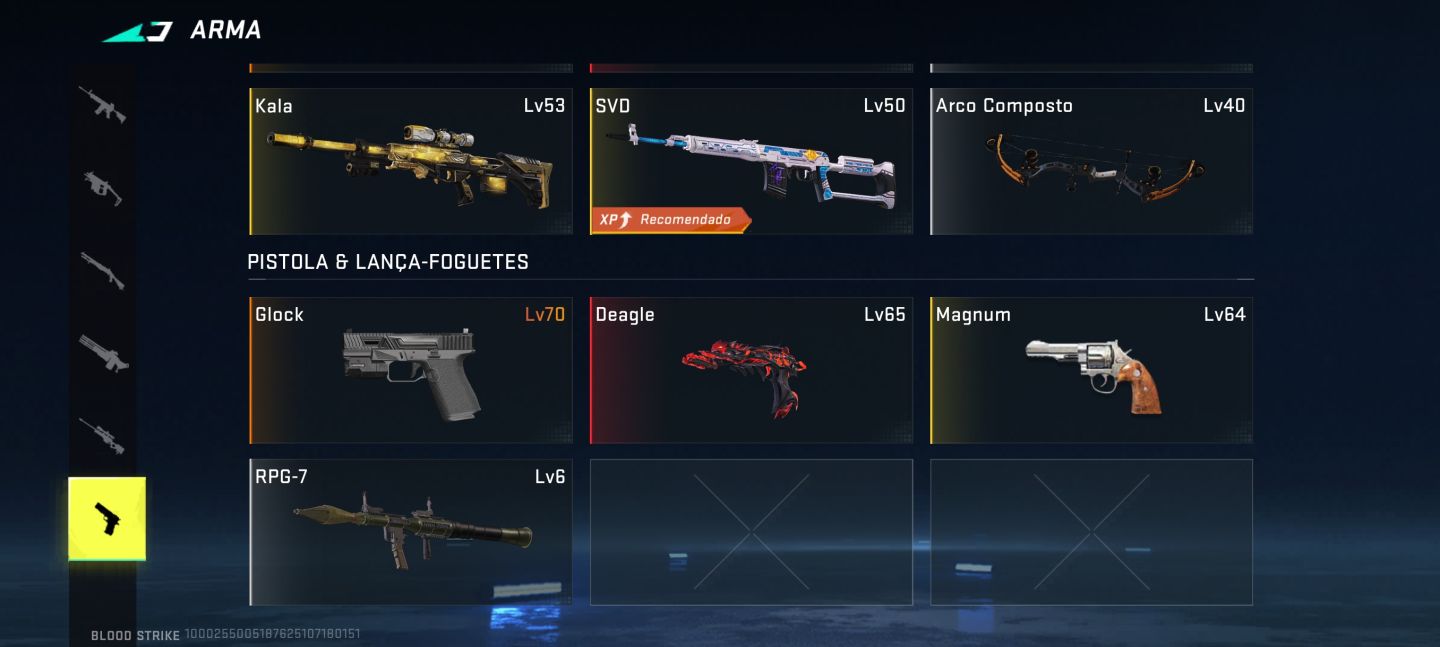 CONTA BLOOD STRIKE/ 3 SKINS EVO / SKIN ETERNAS E ULTRA