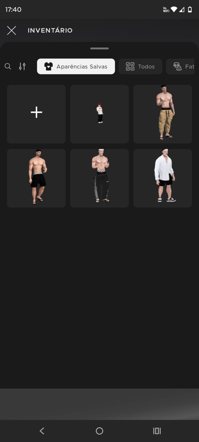 Conta IMVU - Masculino