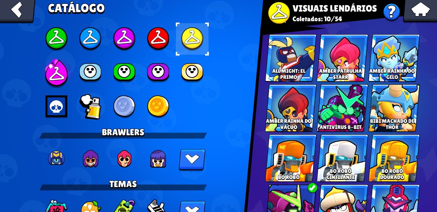 CONTA BRAWL STARS 45K TROFEUS/TODOS OS BRAWLERS