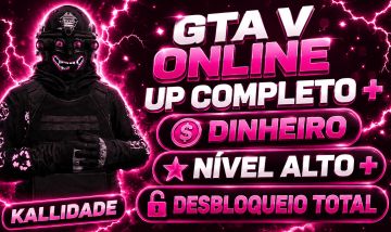 UP DE CONTAS GTA 5 ONLINE PC | COM SUPER COMBOS DE DINHEIRO + NIVEL E MUITO MAIS