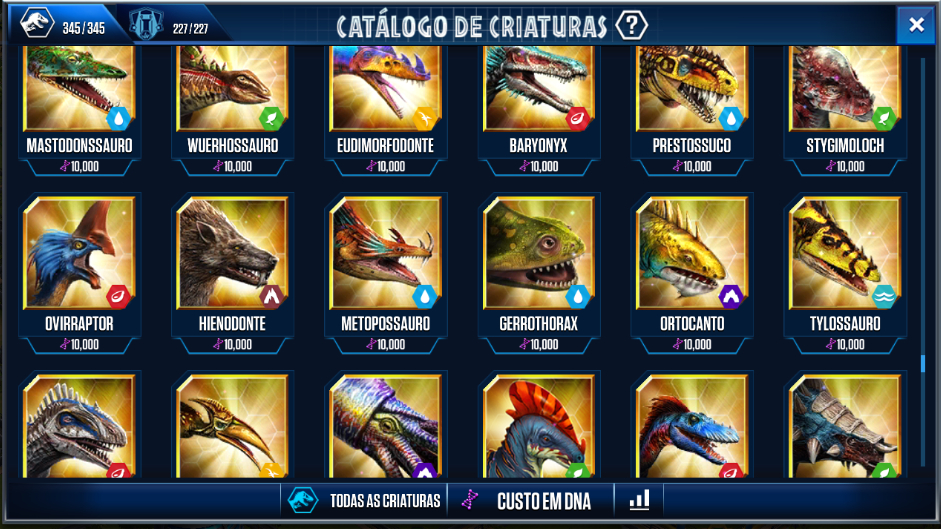 CONTAS DE JURASSIC WORLD COM TODOS OS DINOSSAUROS!!!
