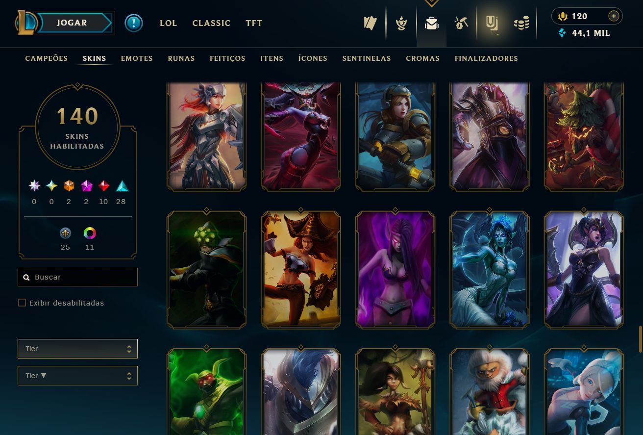 CONTA UNRANKED 2011 - 140 SKIN - FULL CHAMP + PREÇO BAIXISSIMO! - 100% SEGURA!