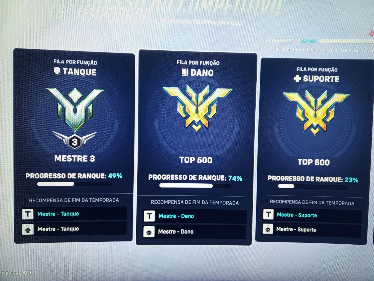 CONTAS DE ELO GRÃO MESTRE OVERWATCH 2 / QUALQUER FUNÇÃO / ROLE E OPEN