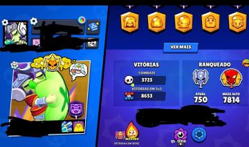 Conta Brawl Stars - 42.595 Troféus | 98 Brawlers | 26 Nível 11 | 24 Hipercargas