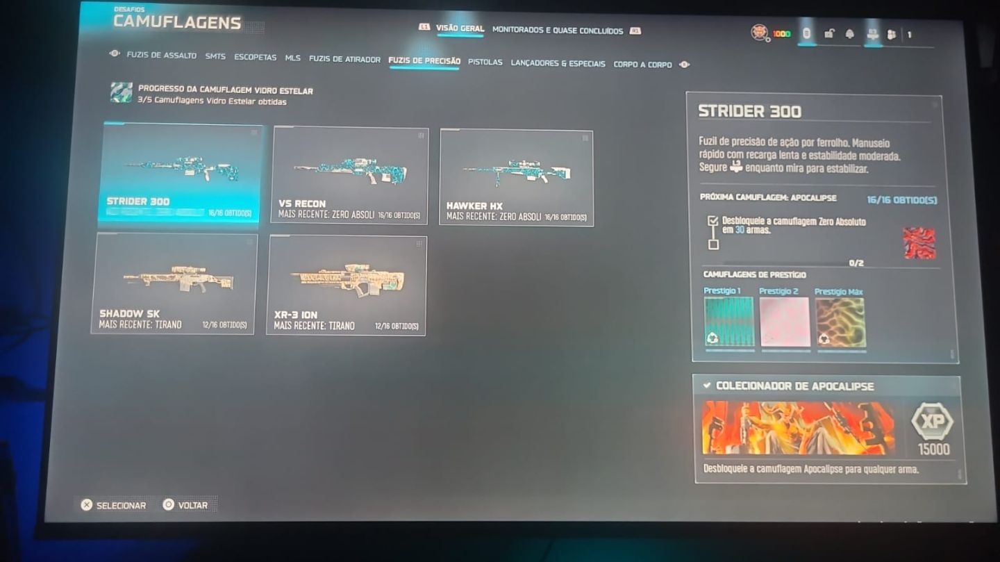 DESBLOQUEIO DE CAMUFLAGENS WARZONE | ARSENAL COMPLETO 100% LEGÍTIMO (Skins de Ma