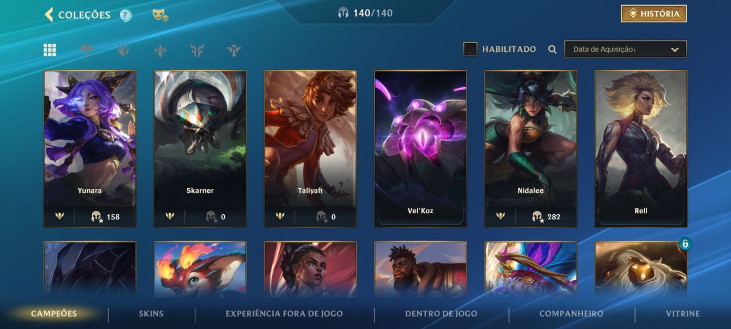 Conta Wild Rift Nivel 172 Todos os dados completos