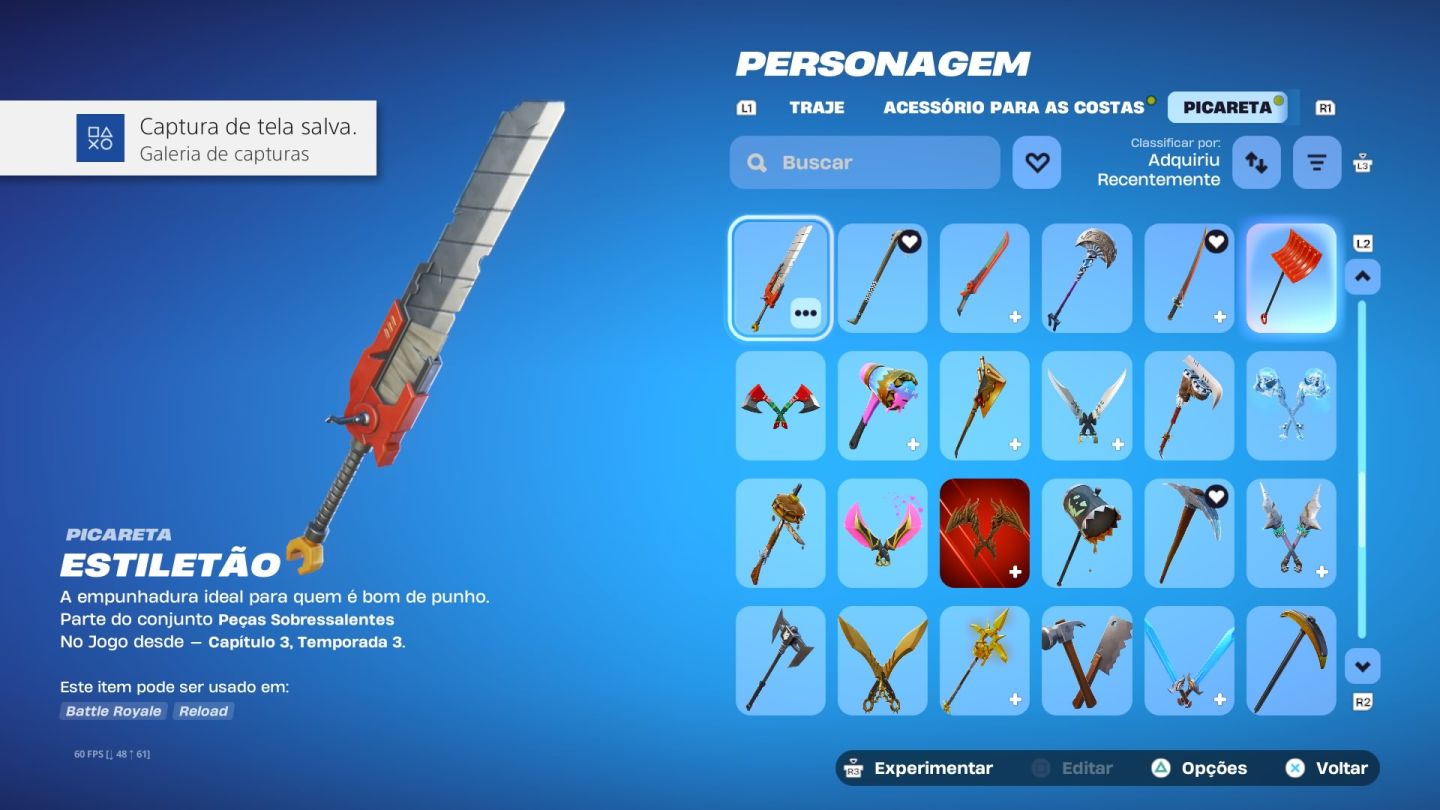 Conta Og com a Temporada 4,5,6,7,2 Full com Mais de 100 Skins