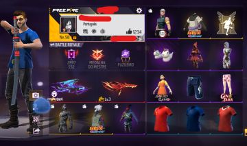 CONTA FREE FIRE | KAKASHI + ANGELICAL + ARMAS EVOLUTIVAS + PRIME 4 + BEM GEMADA