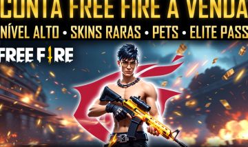 Conta Free fire itens exclusivos do jogo