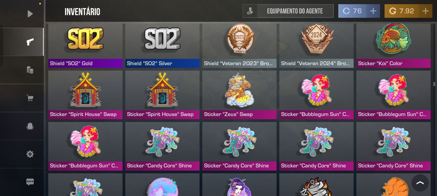 Conta Standoff 2 | Butterfly Legacy + Karambit Nebula | AKR Treasure Hunter, etc