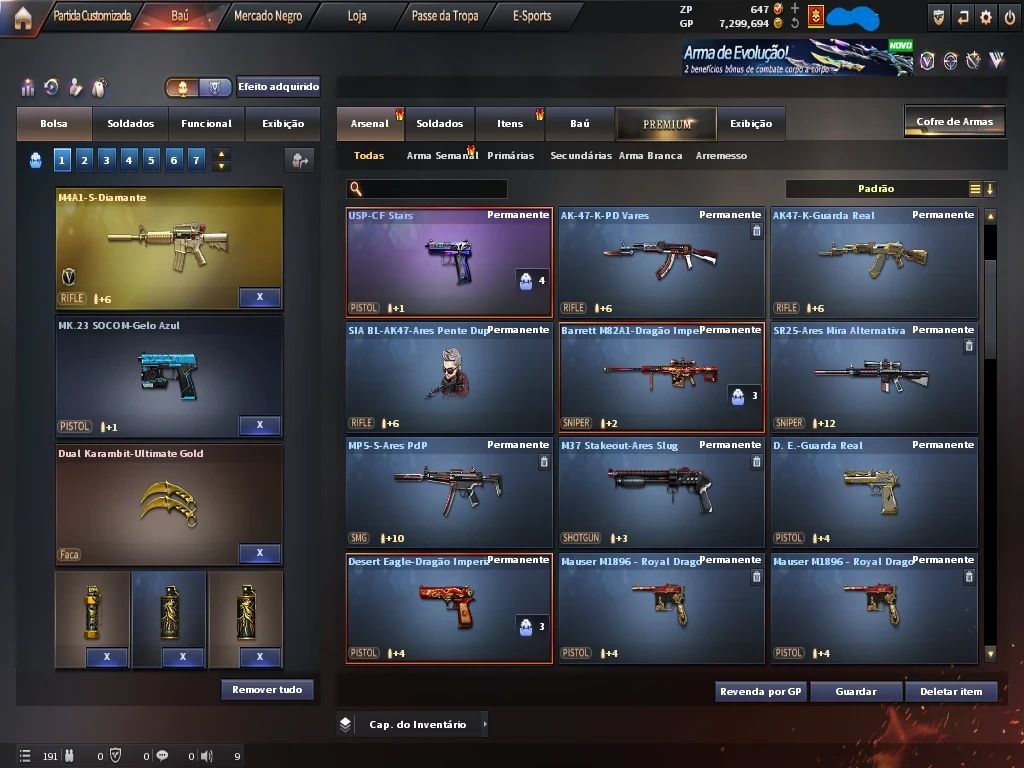 Conta Marechal 11vips lá swat