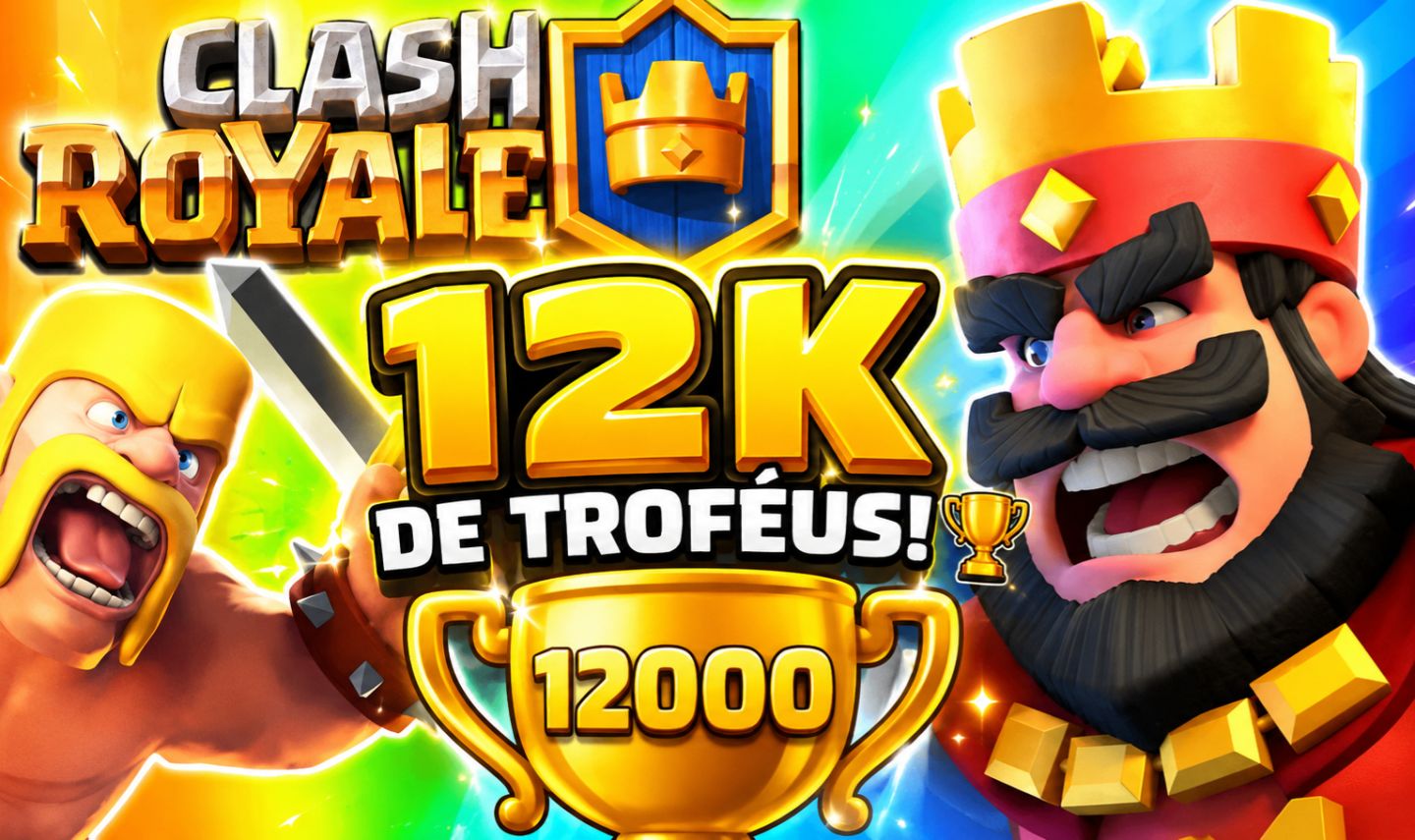 CONTA CLASH ROYALE 12K TROFÉUS |ARENA 29
