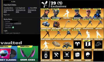 Conta com Salve o mundo Premium, campanha completa, 300 jogos e Temporada 3