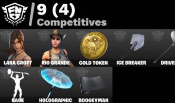 CONTA DE FORTNITE TRYHARD, BARATA, LARA CROFT TAKE THE ELF