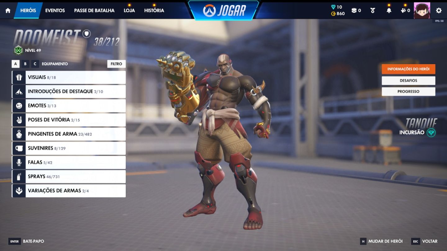 Conta Overwatch GM5 6vs6 e High MMR em 5vs5