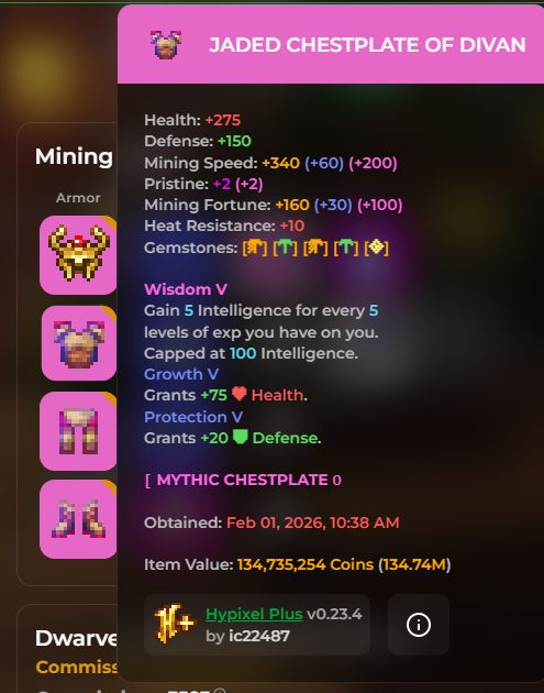 Conta hypixel skyblock 3.96b nw