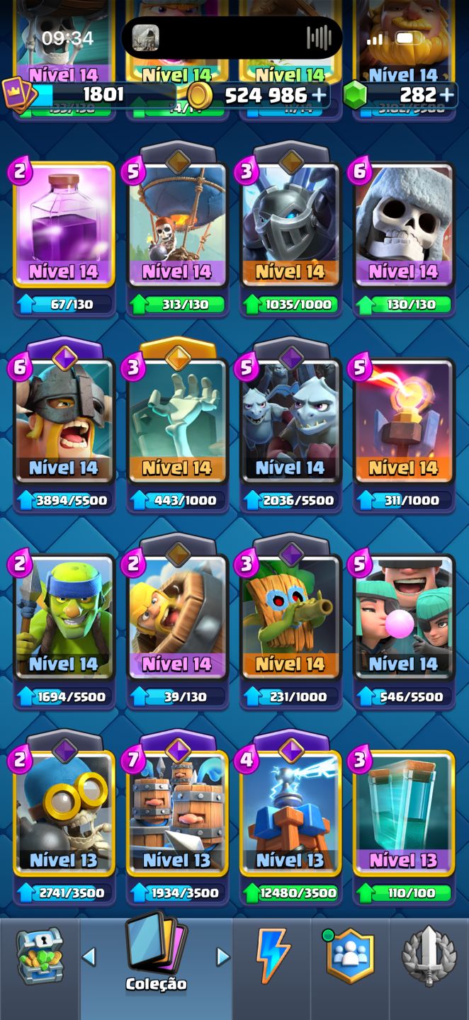 Conta Clash Royale 10 anos UPADA