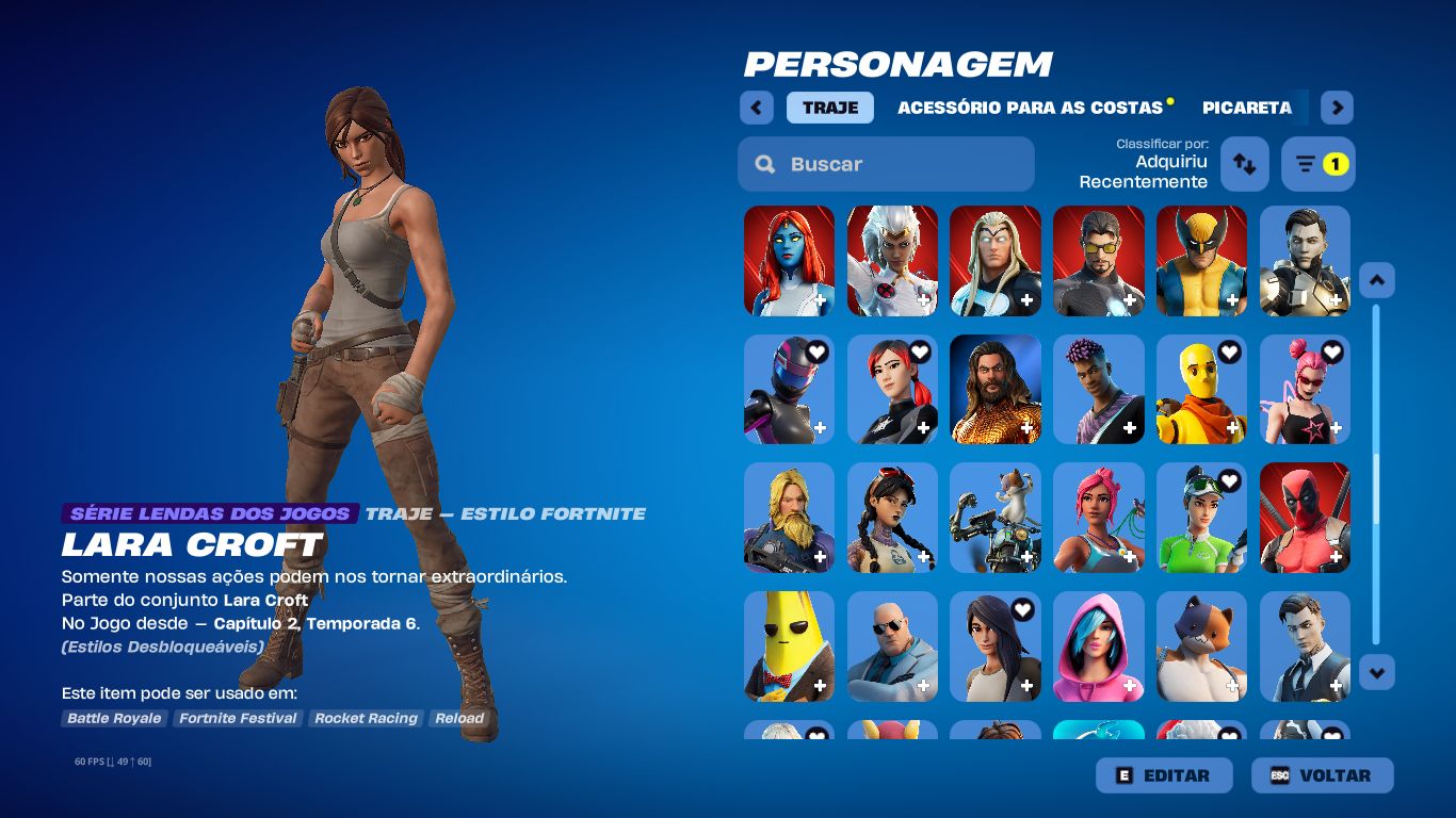 Conta FORTNITE a venda season 5, Skins antigas e Picaretas.