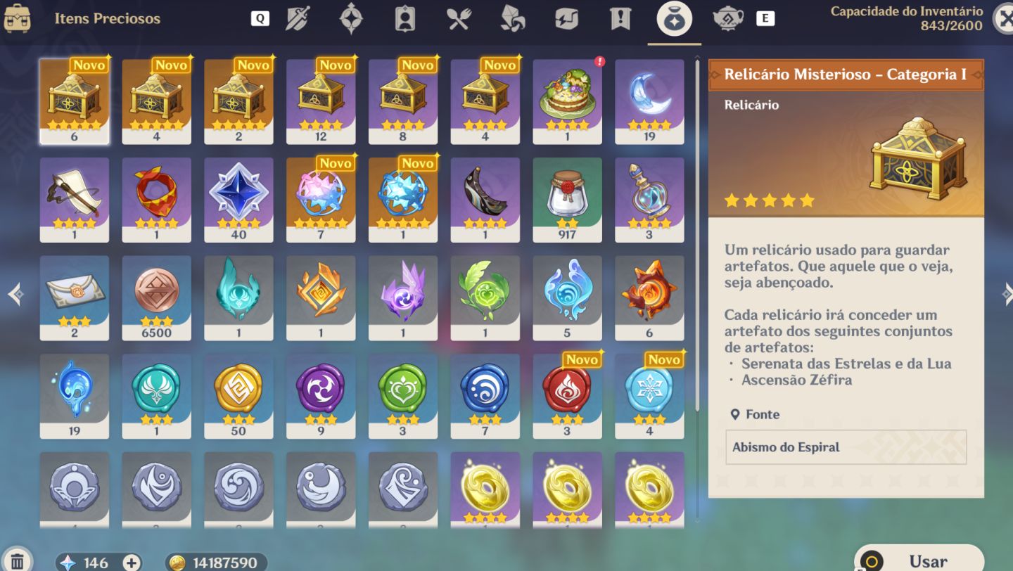 Conta com 22T5 + Constelações, Assinaturas e T5 de Aniversario Livre