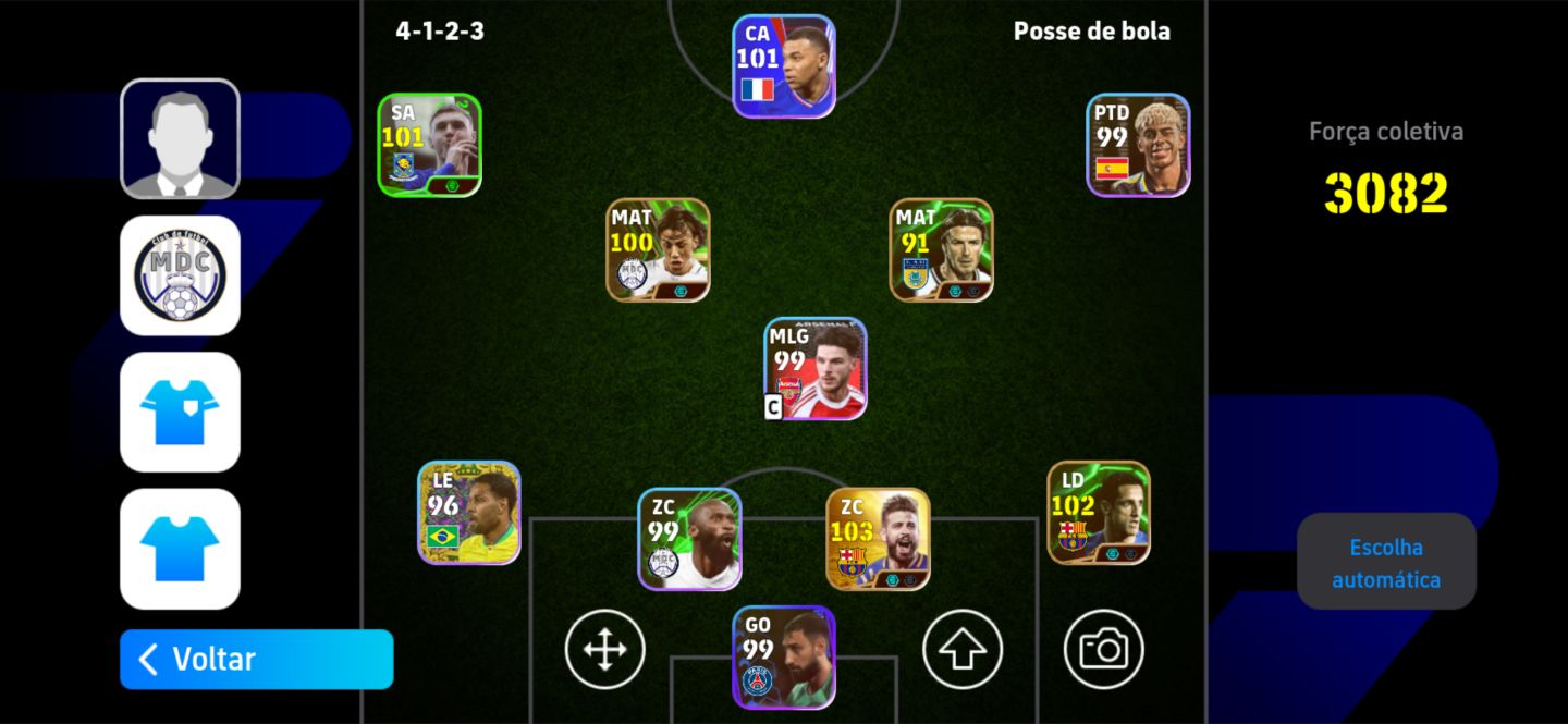 CONTA EFOOTBOL TOP MAIS COISAS NA FOTO