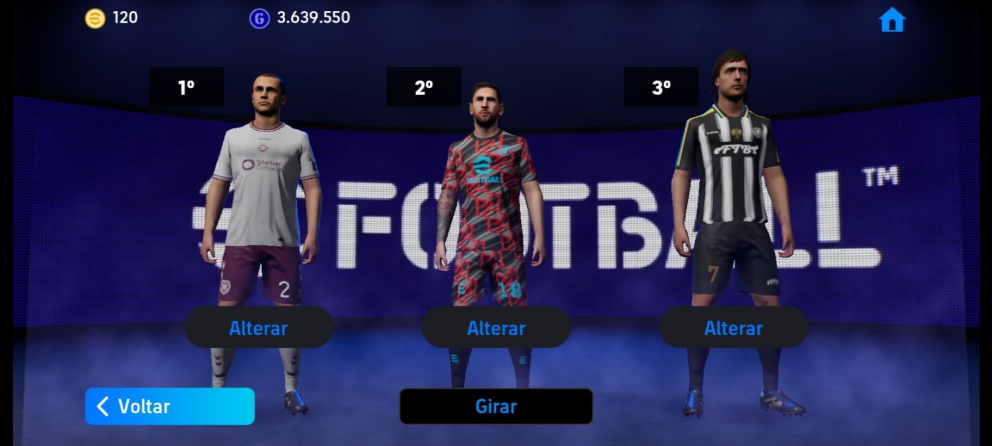 Conta de efootball