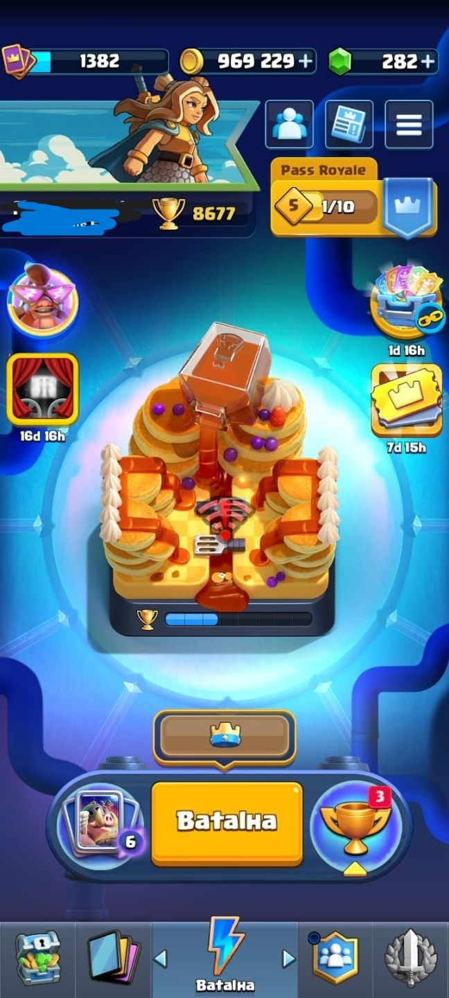 CONTA DE CLASH ROYALE 8,5K DE TROFEUS TOP!!!!!
