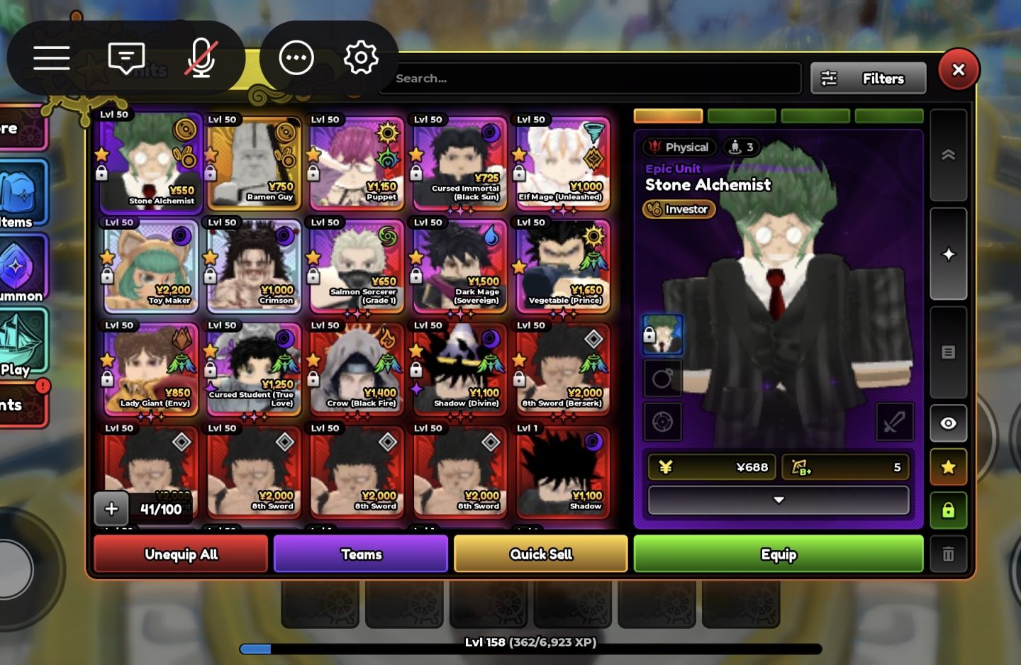 6 UNBOUNDS! CONTA DE ANIME EXPEDITIONS!!! MUITO FORTE! (MAIS BARATO)