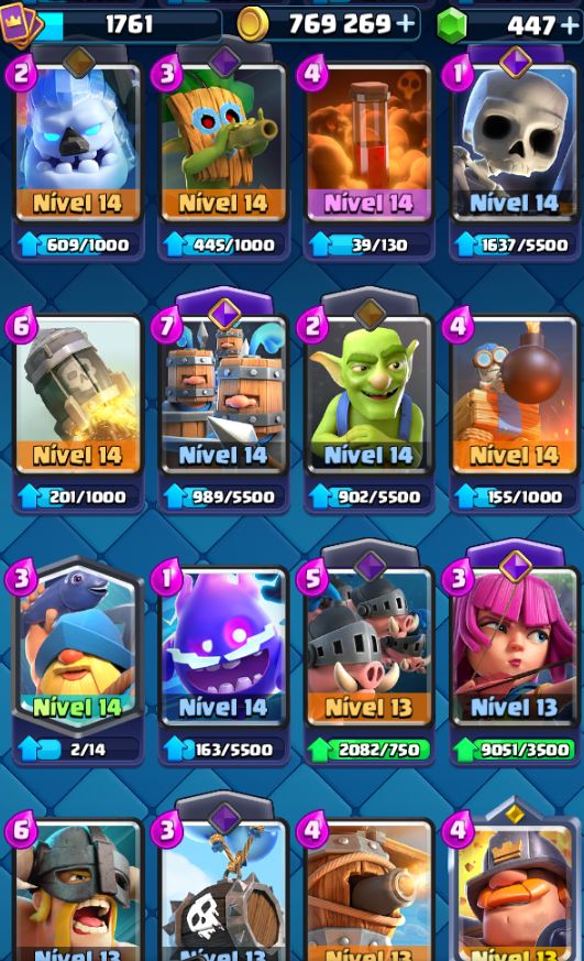 CONTA FULL MAX 12K TROFÉUS | MAIOR CAMPEÃO RANK 7313 | QUASE TUDO NV 15 ELITE