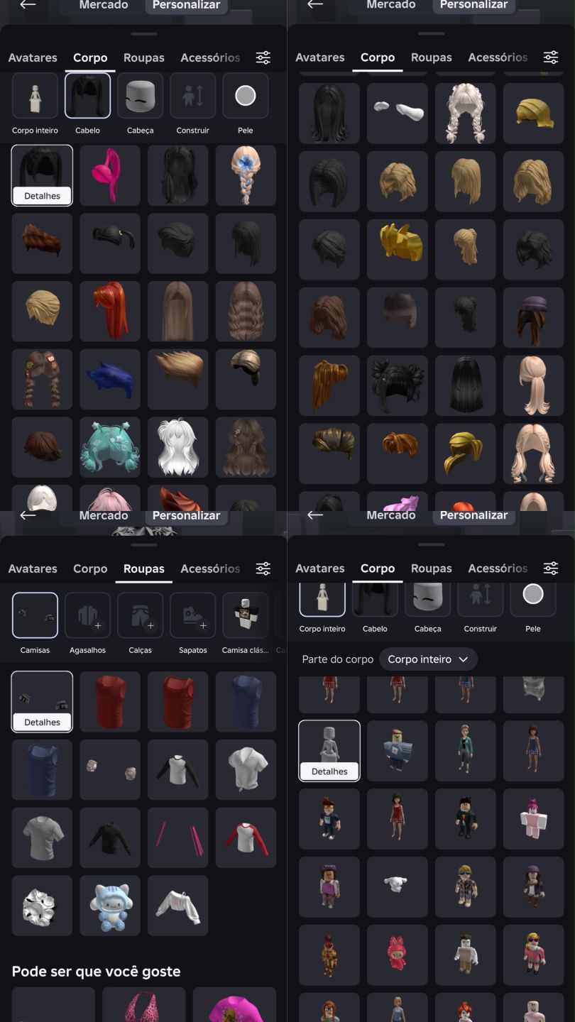 CONTA DE ROBLOX FEMININA INVENTARIO AVALIADO EM 8.3K DE ROBUX