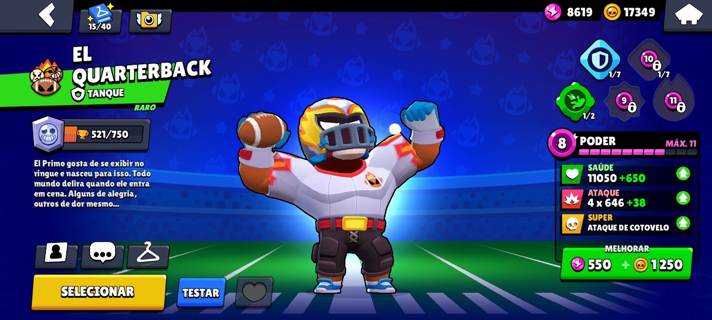 Conta de brawl com 7 passe 2020 45k