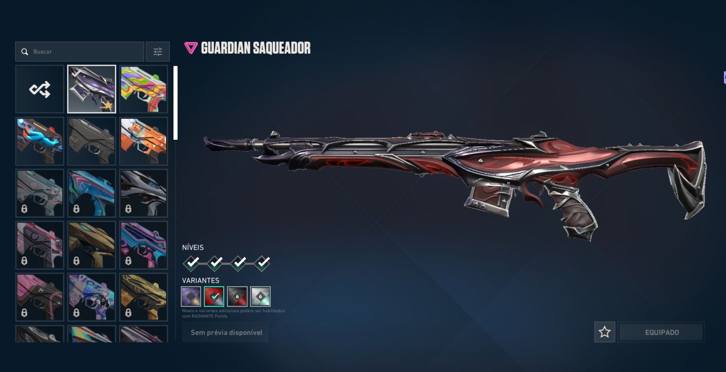 VALORANT LVL 188 | 52 SKINS | EX IMORTAL | 4 FACAS | PREÇO ESPECIAL!