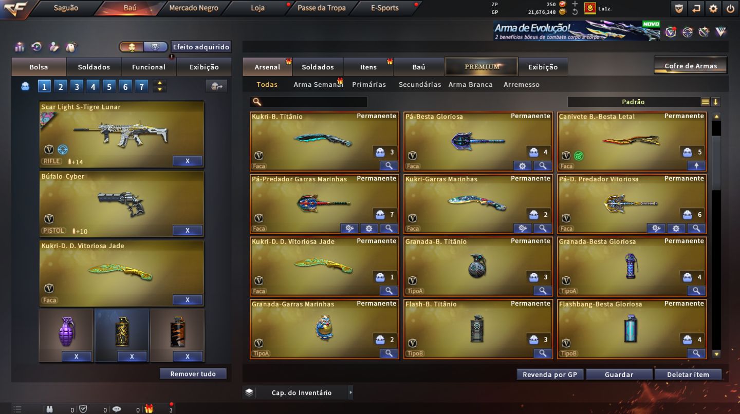 CONTA CROSSFIRE 39 VIPS