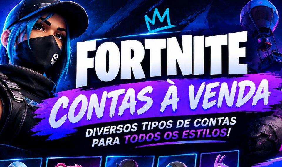 PROMOCAO CONTAS DE FORTNITE COM VBUCKS FULL ACESSO E DIVERSAS SKINS