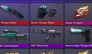 KIT AZULL DRAGON GLASS!!!!!