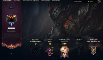 [Full Acesso] Conta unranked - lvl 947 - 296 skins