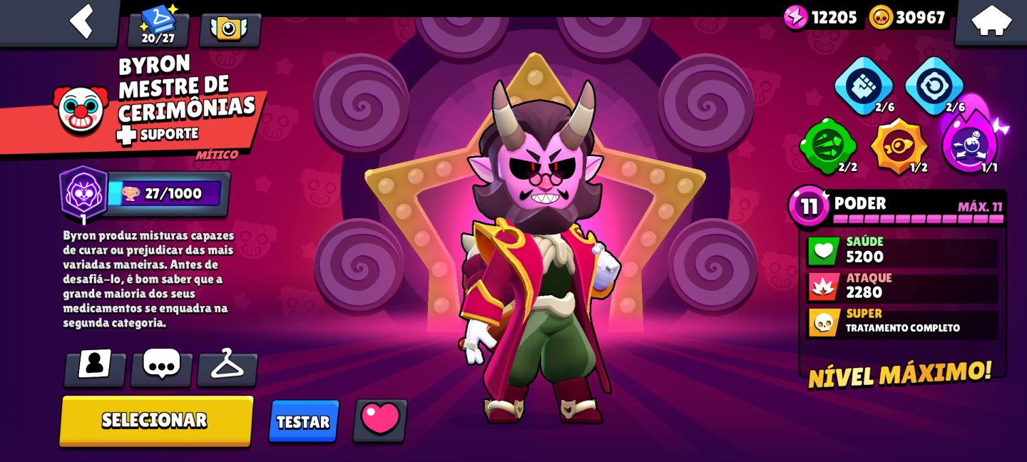 Conta Brawl Stars | Muita Skin|