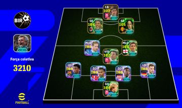 Conta Efootball - Full Épicos, 3210 Overal, Ronaldinho 104, Muller 107 e mais